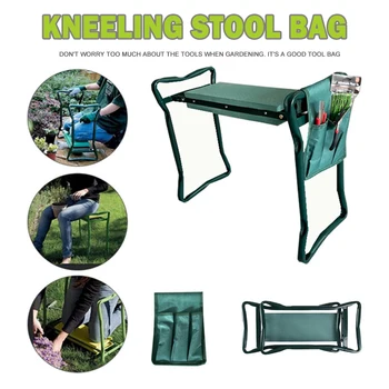 

Garden Tools Bag Kneeler Portable Tool Pouch Household Garden Gardening Knee Stool Storage Case Planting Elements