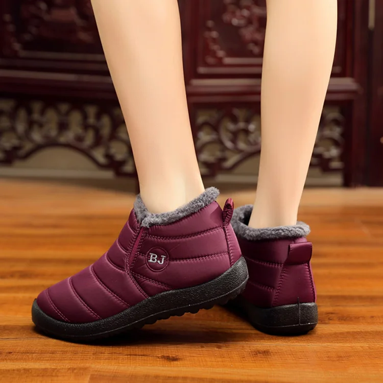 Женские ботильоны; женские зимние ботинки; женская обувь на плоской подошве; женские зимние водонепроницаемые ботинки; теплые ботинки на меху; женская обувь; сезон осень