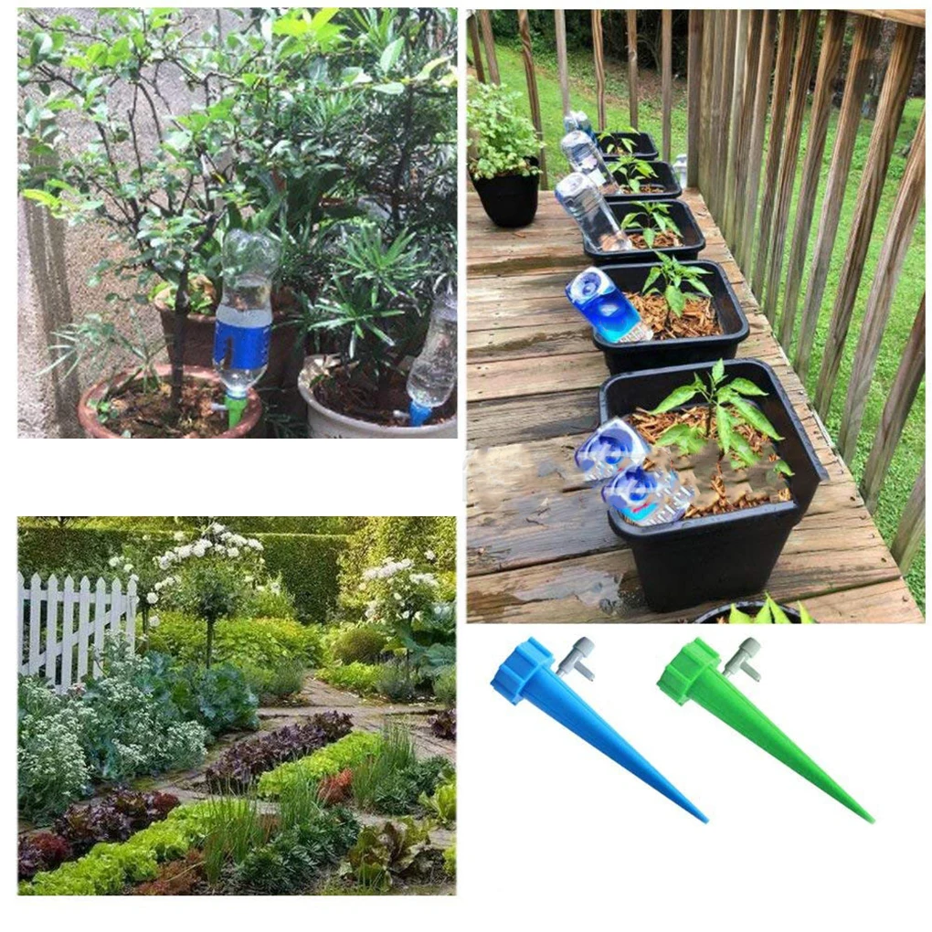 1/2/4/6/8/10pcs Self Watering Spikes Plant Adjustable Stakes Self-watering Probes Universal Plant Irrigation System