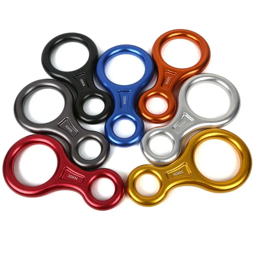 MeterMall Outdoor Climbing Descender 8-Shape Descent Control Device for Rock Climbing