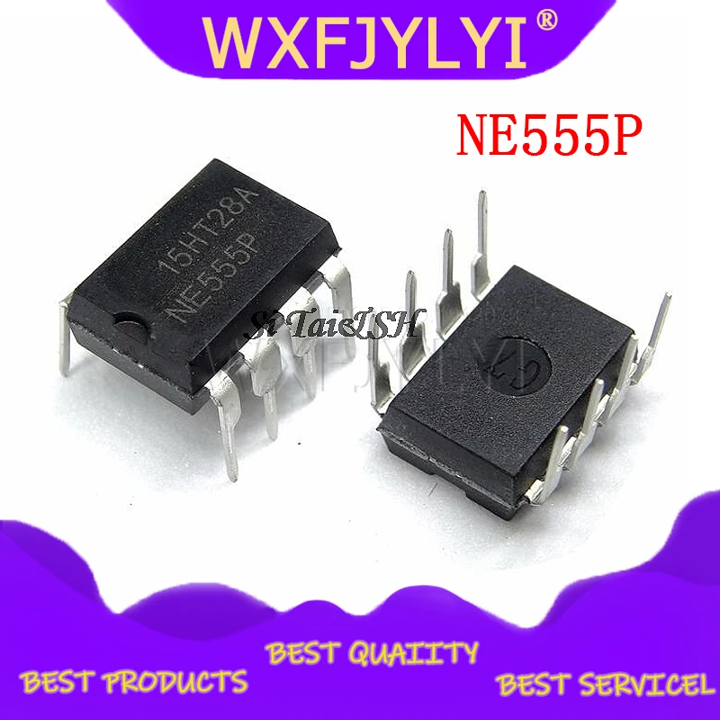 20 шт. NE555P NE555 DIP8 одиночный Высокоточный таймер новый оригинальный | Электронные