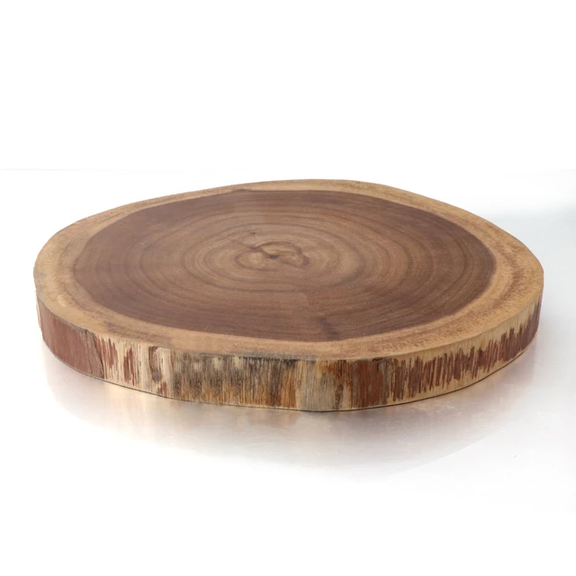 Acacia Wood Cutting Board Creative Natural Tree Stump Irregular