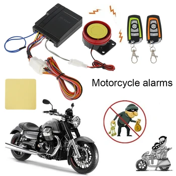 

125dB Universal Two-way Motorcycle Scooter Anti-theft Bike Security Alarm System Engine Start Remote Control Key