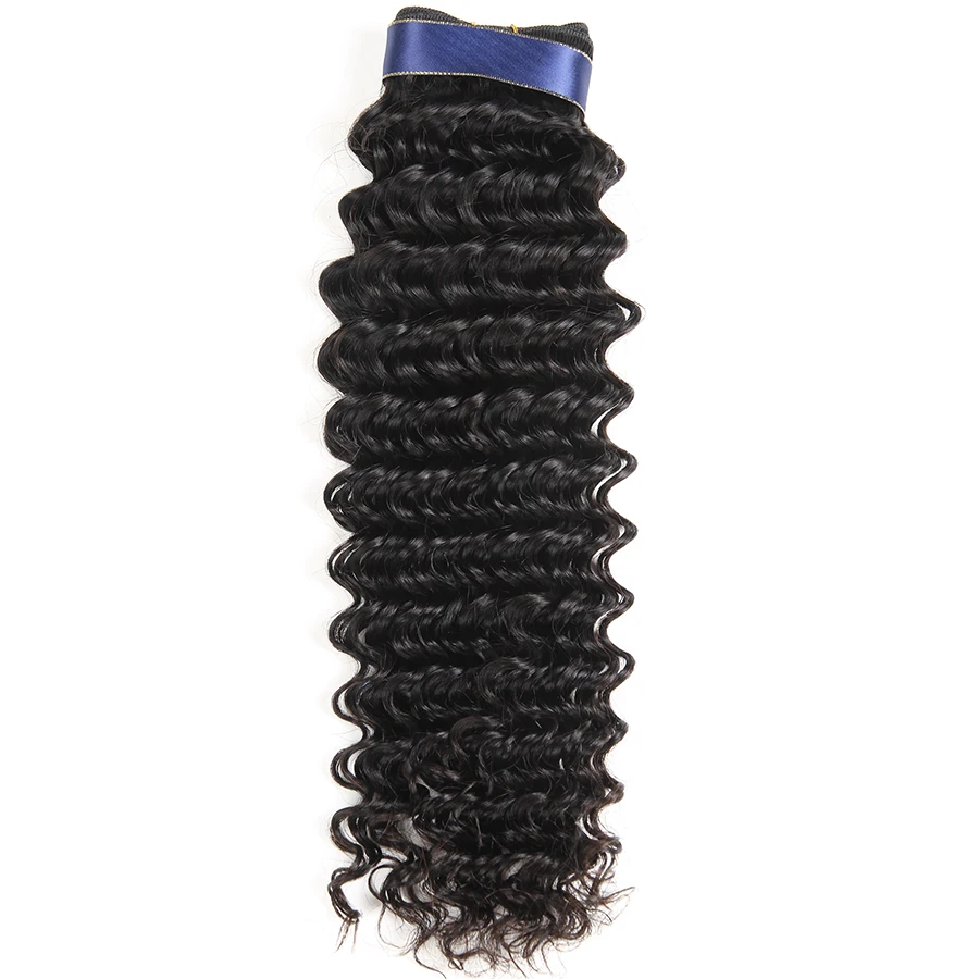 Feixes de Cabelo Extensão do Cabelo Onda Profunda Peruana Humano Encaracolado Tecer Cabelo Não Remy 3 - 4 Pçs Pacotes Negócio Nenhum Emaranhado Galpão 3 Cheap Pacotes com 34