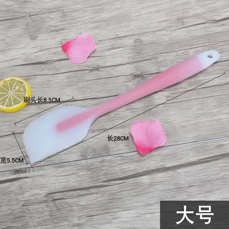 Large scraper Pastry and pastry accessories cake with spatula silicone spatula baking pastry cream scraper Cream scraper kitchen supplies - Цвет: Large scraper