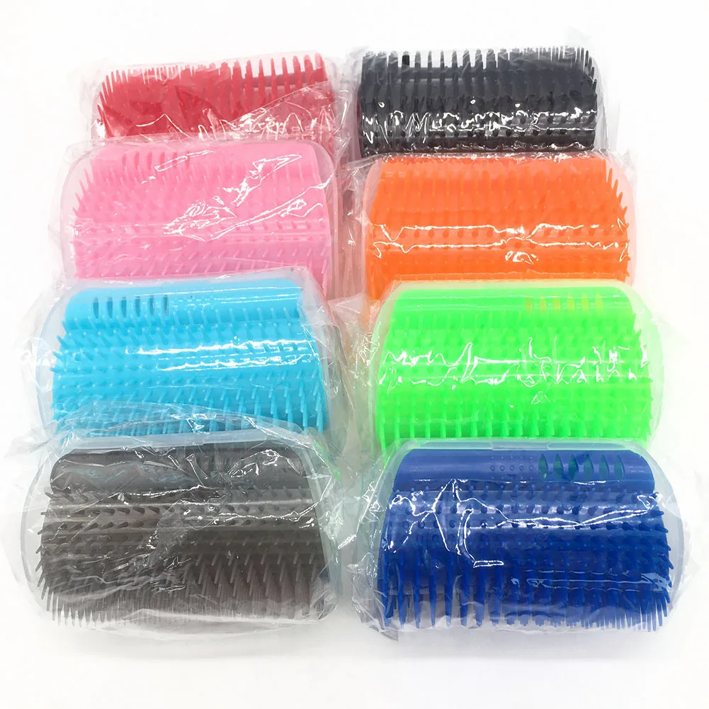 

Pet Cat Self Groomer For Cat Grooming Tool Hair Removal Comb Dogs Cat Brush Hair Shedding Trimming Massage Device With Catnip