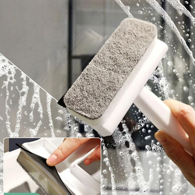 Home Kitchen Cleaning Supplies Dusting Shower Scraper Shower Wiper Window  Cleaner Shower Squeegee For Glass Doors Bathroom Mirrors Rotatable Window