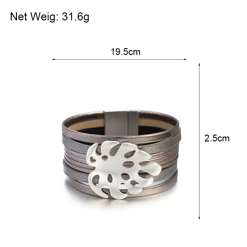 E190139PSD-08曲面叶子手镯 (11)