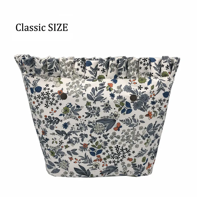 Lace 33 Classic Цветочная окантовка, водонепроницаемая внутренняя подкладка, вставка для Obag O Bag, Классические мини вставки, внутренняя часть для o bag, аксессуары, силиконовая сумка - Цвет: Lace 33 Classic