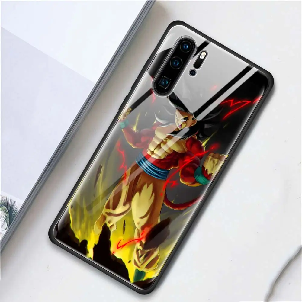 Чехол из закаленного стекла для телефона huawei P10 P20 P30 Lite Pro mate 10 20 Lite Pro, задняя крышка Dragon Ball