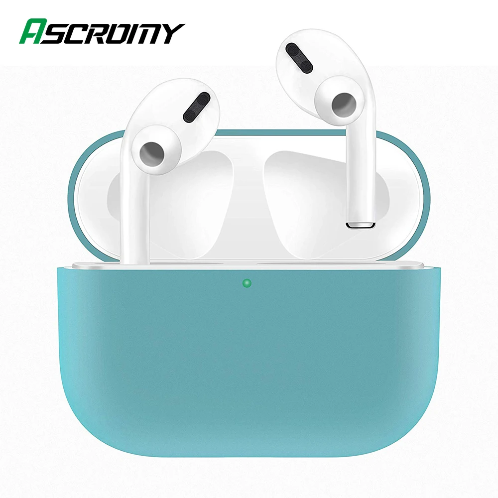 Оригинальный силиконовый чехол для Airpods Pro беспроводной Bluetooth Apple наушников Air Pods