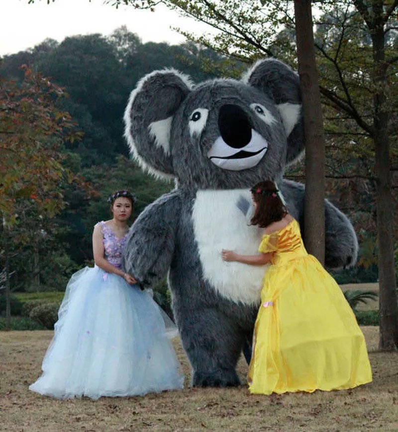 200-250cm Advertising Koala Inflatable Costume Mascot Suits Costume 2m/2.5m Birthday Dress Deluxe Quality!100% Same As Pictures!