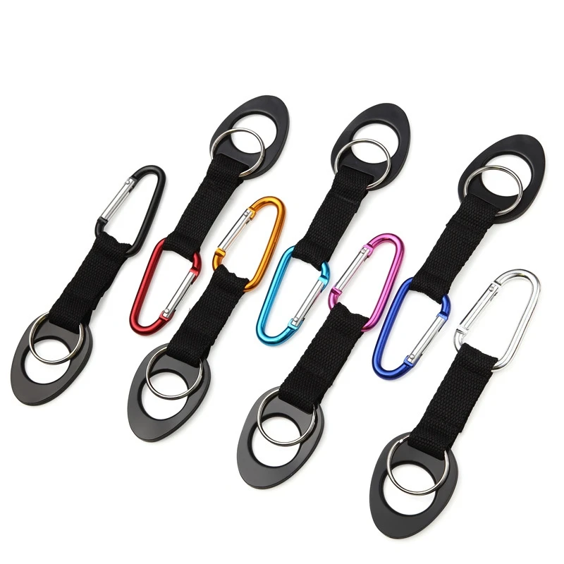 

Silicone Mineral Water Bottle Buckle Carabiner Rubber Webbing Hang Buckle Sports Outdoor Buckle