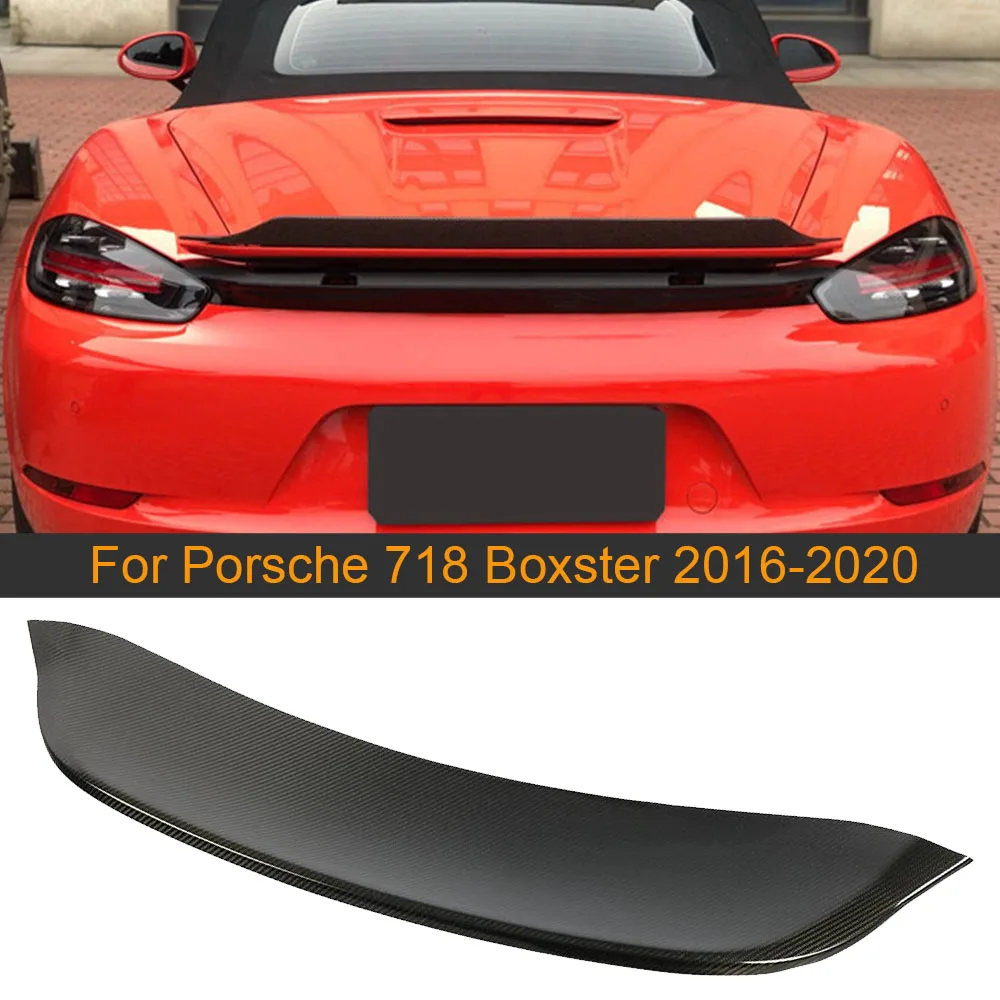 Задний багажник из углеродного волокна спойлер крыла для Porsche 718 Boxster 2016-2020