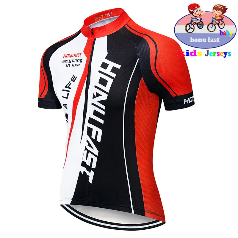 6 ropa ciclismo, брендовые Детские велосипедные Джерси шорты, детская одежда для велоспорта для мальчиков и девочек, Быстросохнущий комплект с короткими рукавами, Ropa bicicle - Цвет: 6