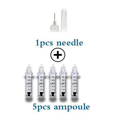 6pcs ampoule kit 0,3 мл неинвазивный небулайзер гиалуроновая ручка наполнитель губ стабилизатор без игл гиалуроновая ручка для подтяжки лица губ - Номер модели: 6pcs ampoule kit