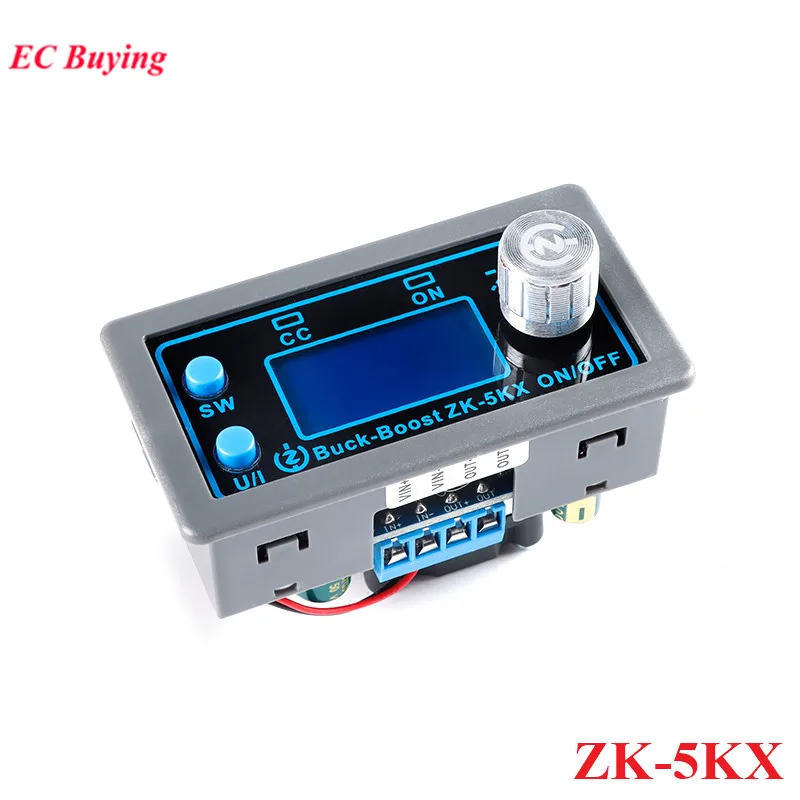 ZK-5KX ЧПУ DC Автоматический Бак повышающий преобразователь постоянного тока CC CV 0
