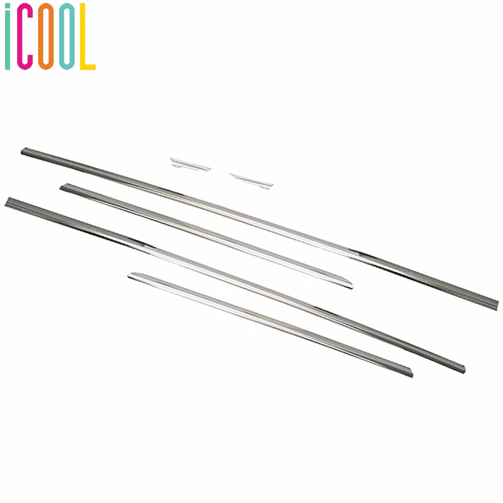 

Stainless Steel Chrome Scratch-proof Lower Window Protection Trim 6Pcs For VW Beetle 2013-2020 Exterior Styling Accessories