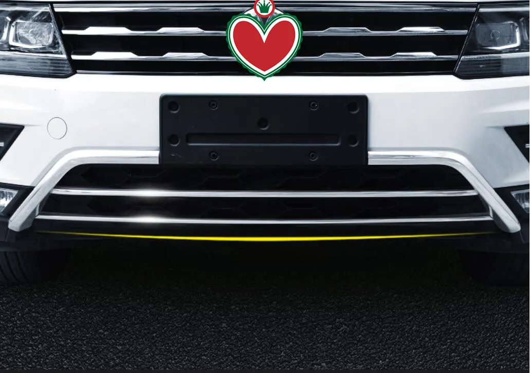 Для общественных tiguan L нержавеющая сталь Передняя сетка передняя планка модификация, 304 аксессуары из нержавеющей стали