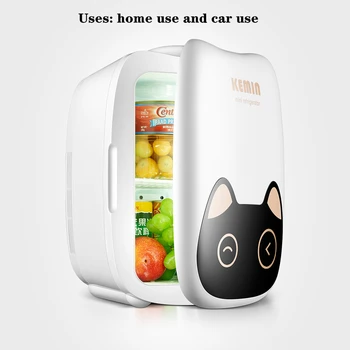 

YUNMI K6 vertical single door commercial drinks display cooler car mini fridge mini refrigerator