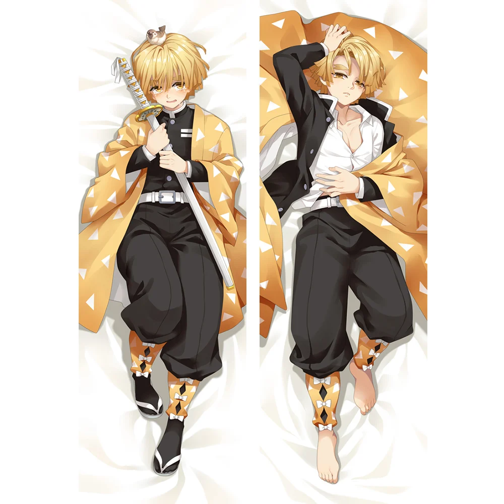 MGF дизайн Dakimakura Demon Slayer: Kimetsu no Yaiba Agatsuma Zenitsu мужской персонаж аниме обнимающий чехол для подушки