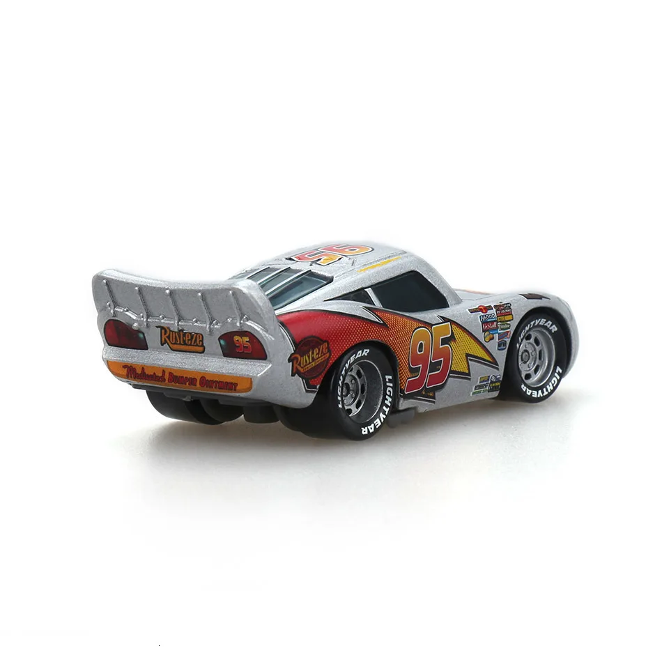 Disney Pixar Cars 2 3 Lightning 40 стиль Mcqueen Mater Jackson Storm Ramirez 1:55 литой автомобиль металлический сплав мальчик детские игрушки подарок