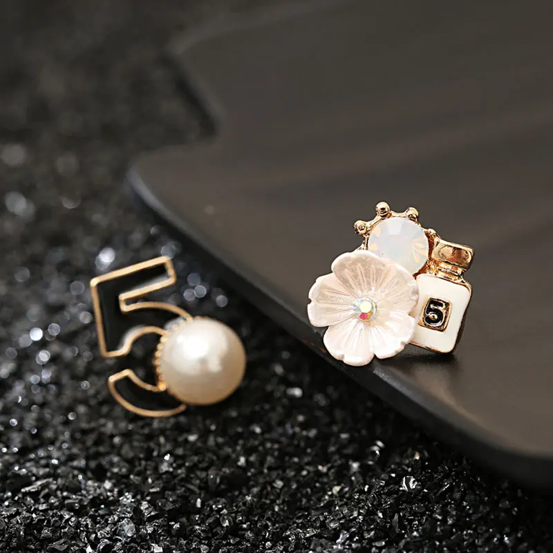 Buy Asymmetric Earrings Powder Flowers Camellia Shadow-Quality Women Pink 5 New 5gyRkpM5
