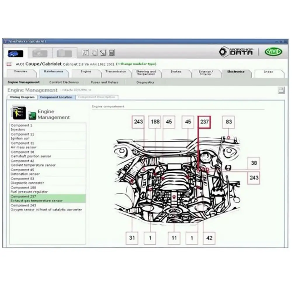 

2020 Latest version vivid workshop data v10.2 for repair software collection vivid workshop data for European cars Free shipping