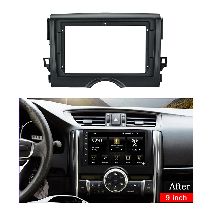 " Двойной Дин радио фасции Для Toyota Mark-X 2011- панель Dash установочный комплект автомобиля DVD рамка для TOYOTA REIZE 2011