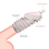 EXVOID Dildo Enlargement Sex Toys for Men Erection Adult Products Penis Sleeve Cock Ring Delay Ejaculation Reusable Condom 1