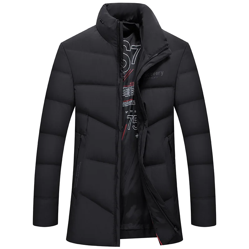 

Winter Clothes Down Jacket Male Middle Age Dad Pack Fat Loose Leisure Li Collar Down Jacket Plus Fat plus Fat Man Coat