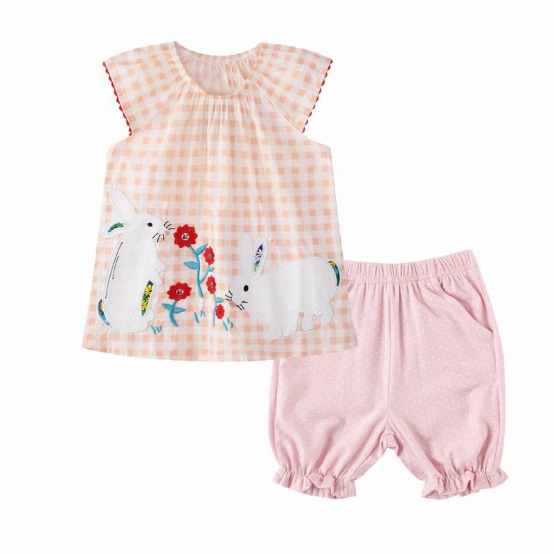 Little maven/комплекты для девочек Комплекты летней одежды маленьких детей с