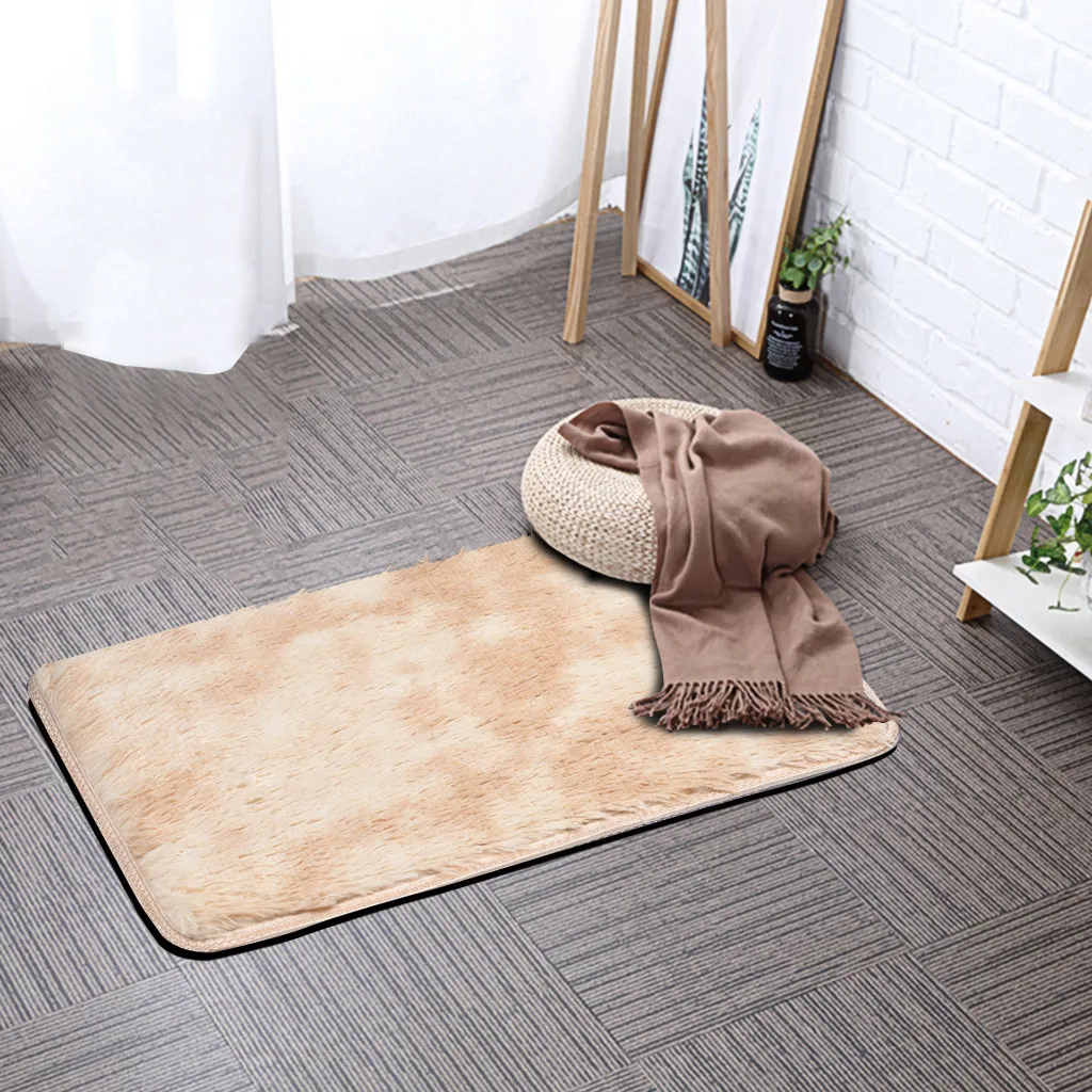 Ультра мягкие современные ковры лохматый ковер для детской комнаты дома номер