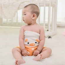 Милые детские шорты для мальчиков и девочек; хлопковые детские шорты с высокой талией и рисунком из мультфильма; теплые зимние шорты для пупка