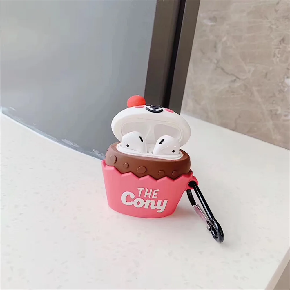 101210 Чехлы для наушников с кроликом из мультфильма Q UNCLE для Apple Airpods 1/2 поколения, bluetooth-гарнитура, универсальная силиконовая гарнитура, чехлы - Цвет: 101210