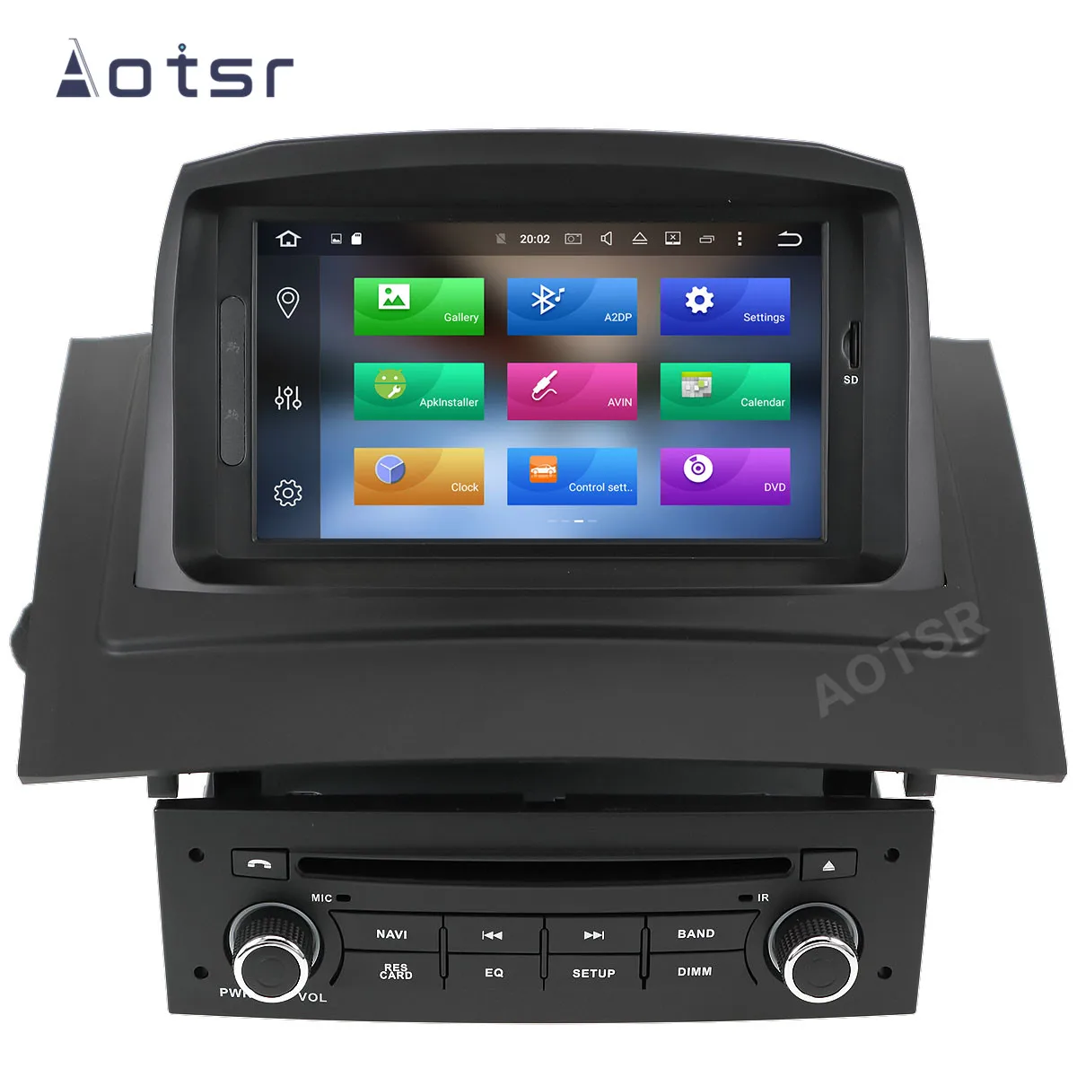 Автомагнитола AOTSR 2 Din Android 10 для Renault Megane Fluence 2002 2008 мультимедийный плеер GPS