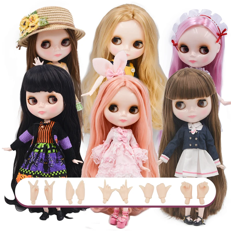 Neo Blyth кукла NBL на заказ блестящее лицо, 1/6 BJD шарнирная кукла Ob24 кукла Blyth для девочки, игрушки для детей H NBL 1-24