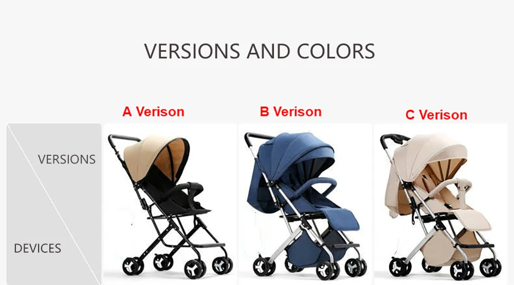 Baby trolley ultra-light, portable and easy to fold baby pocket umbrella trolley umbrella stroller