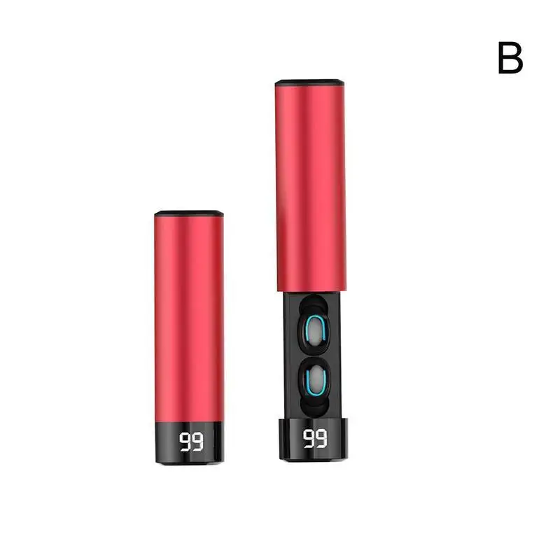 Мини Bluetooth наушники 5,0 с двойным микрофоном Q67 TWS беспроводные наушники 3D стерео спортивные водонепроницаемые наушники гарнитура для автоматического сопряжения - Цвет: B