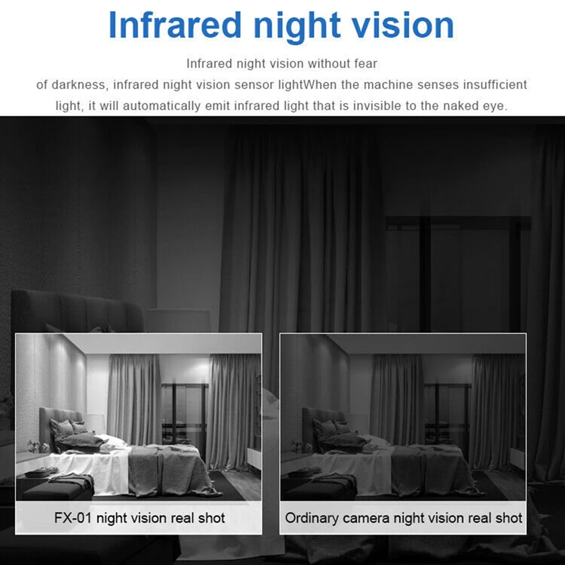 HD Mini Camera with 8GTF Card IP Small Cam 1080P Sensor Night Vision Camcorder Micro-Video Camera DVR DV Motion Recorder Camcord