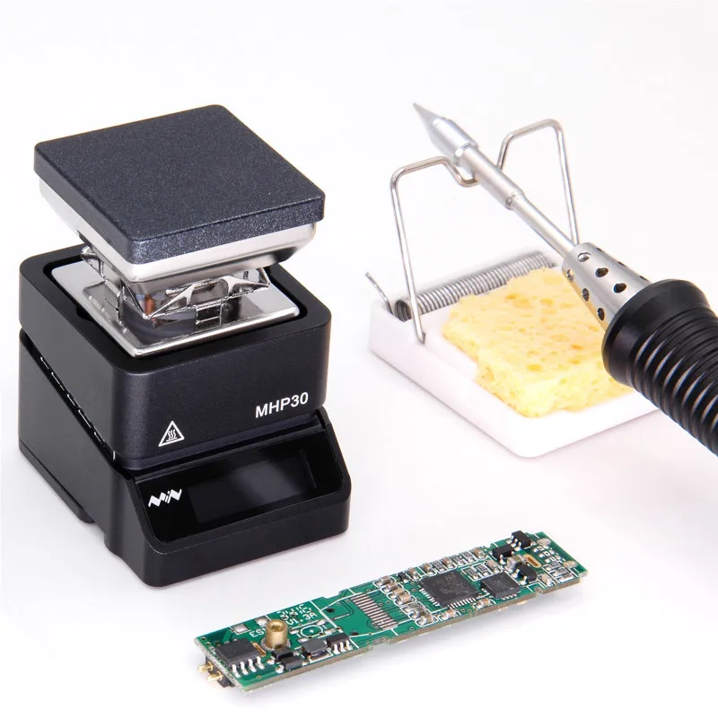 US $67.85 MHP30 Mini OLED Hot Plate Preheater 60W 350 Soldering Station Preset Temperature For PCB SMD Heating