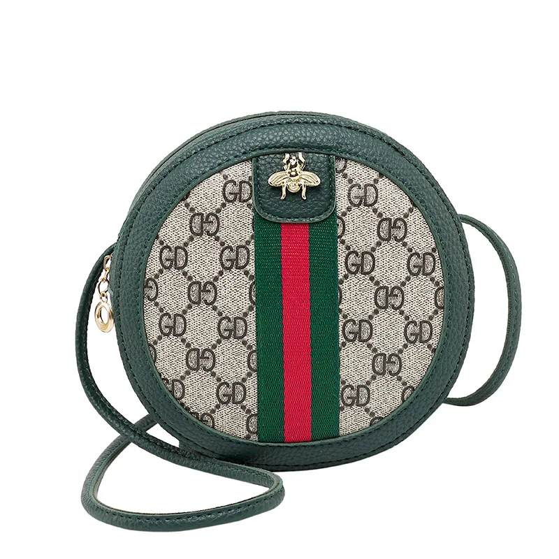 

Women's Printed One-Shoulder Small round Bag Foreign Trade Wholesale Customizable 2019 Spring And Summer New Products Shoulder M