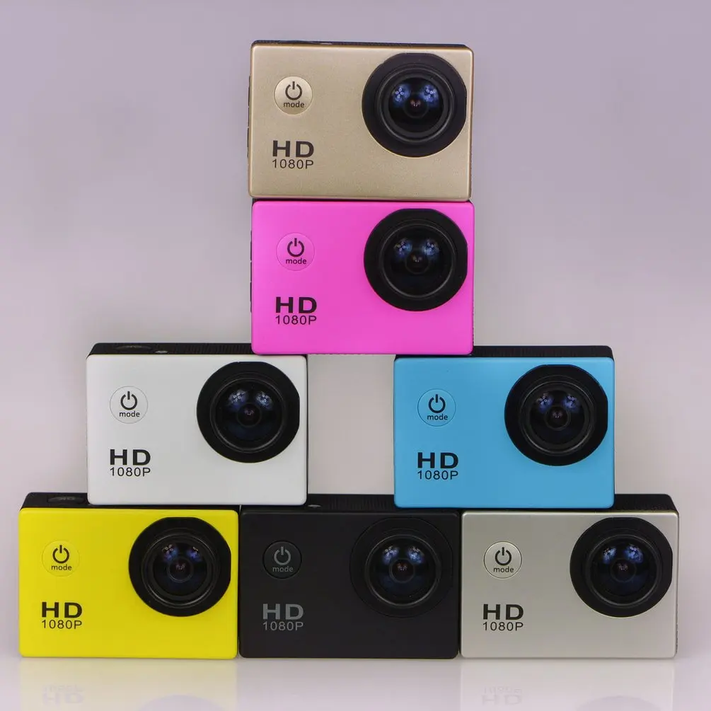 W9 Спорт на открытом воздухе камера Hd широкоугольный Водонепроницаемый 30 метров Wifi спортивный рекордер Hd водонепроницаемый экран Камера