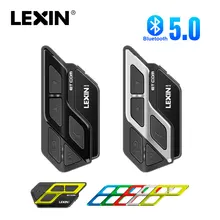 LEXIN-auriculares ET COM para casco de motocicleta, Intercomunicador con Bluetooth 1200, con batería de 5,0 mAh, para 2 conductores, 800M BT, 2 uds.