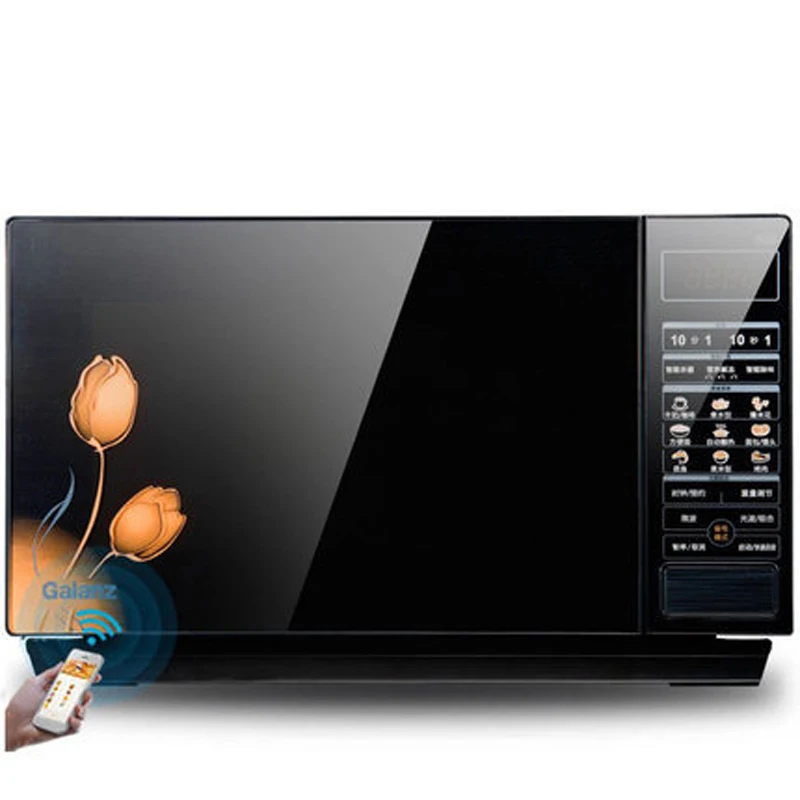 HC-83303FB, микроволновая печь, Паровая, интеллектуальная Конвекционная печь, 23л, большая емкость, кухонная, домашняя, многофункциональная микроволновая печь - Цвет: Gold flower