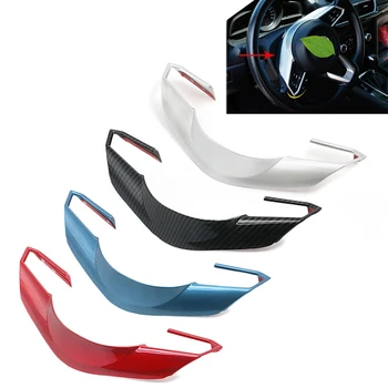 

Car Interior Steering Wheel Sequins Trim Cover Decal Decoration For Mazda Axela CX-4 CX-5 ATENZA CX4 CX5 Carbon Black