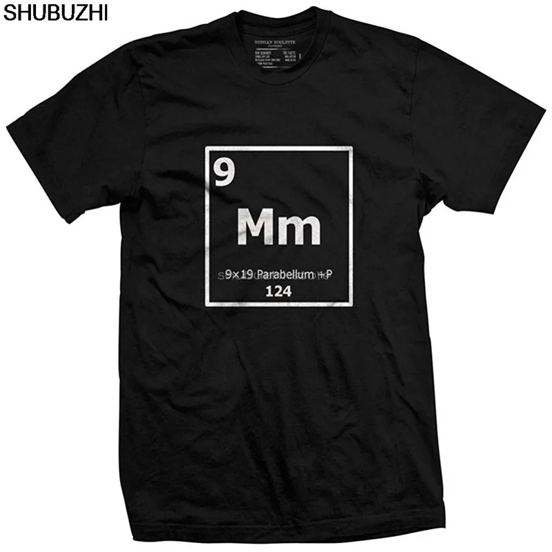Best T Shirt Discount 100 % Cotton For Men'S Clothing Gun 9MM Men's T-Shirt fashion black men free shipping sbz6046 | Мужская