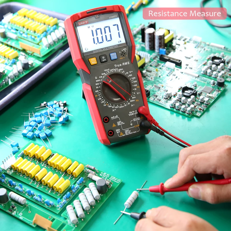 Профессиональный цифровой мультиметр UNI T UT89X UT89XD истинных среднеквадратичных