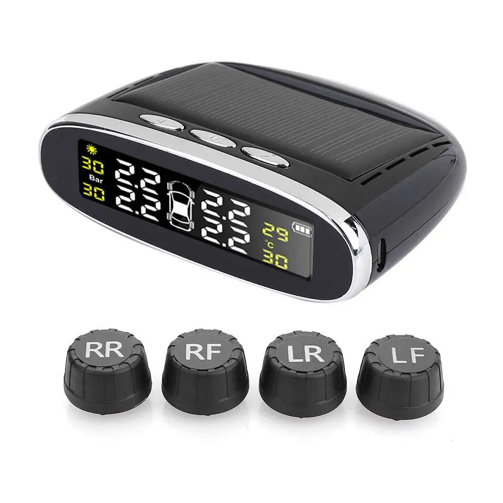 Сигнализация давления в шинах TPMS 4 шт. датчик давления в шинах автомобиля Мониторинг давления в шинах новая система контроля давления в шинах на лобовое стекло