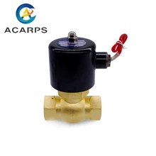 2 Way пилот Управление паровой 3/4 дюймовый электромагнитный 12v клапан нормально закрытый